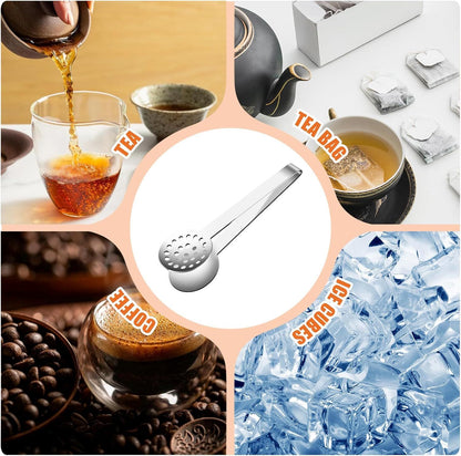 Tea Bag Squeezer, Stainless Steel Tea Bag Squeezer Tongs, Teabag Filter, Dispenser Accessories for Teas V1258-DP02-D-604