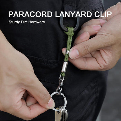 Small Carabiner Clip Metal Spring Snap Hooks Mini Paracord Hanging Clips for Camera Strap, Flashlight, Key V1258-DP02-D-61