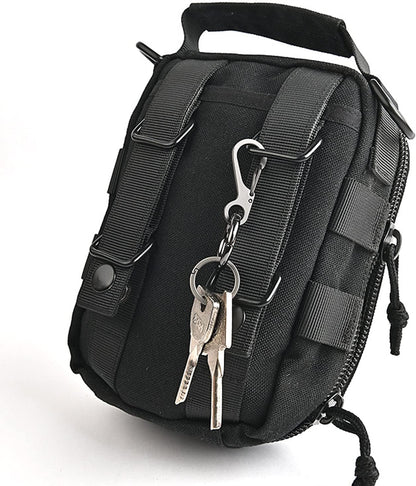 Small Carabiner Clip Metal Spring Snap Hooks Mini Paracord Hanging Clips for Camera Strap, Flashlight, Key V1258-DP02-D-61