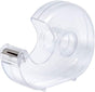 Hand Use Desktop Tape Dispenser, Transparent Plastic Lightweight and Portable Refillable Dispenser for 3/4" V1258-DP02-D-611