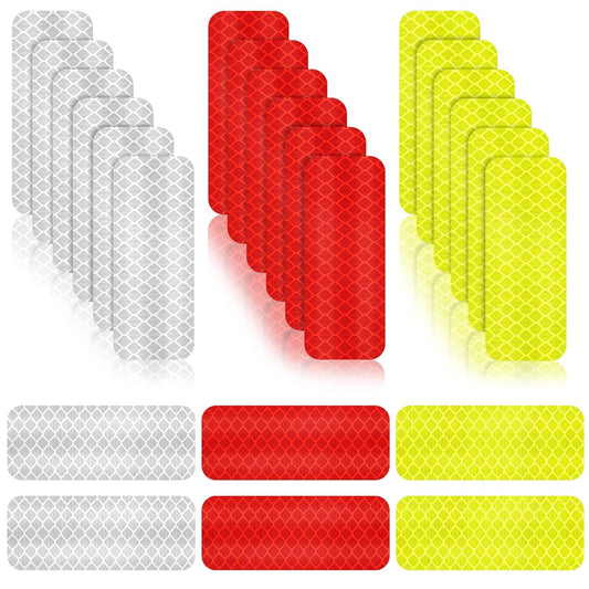 Warning Reflective Stickers Safety Night Visibility Adhesive Stickers Waterproof Reflective Tape Decal for V1258-DP02-D-624