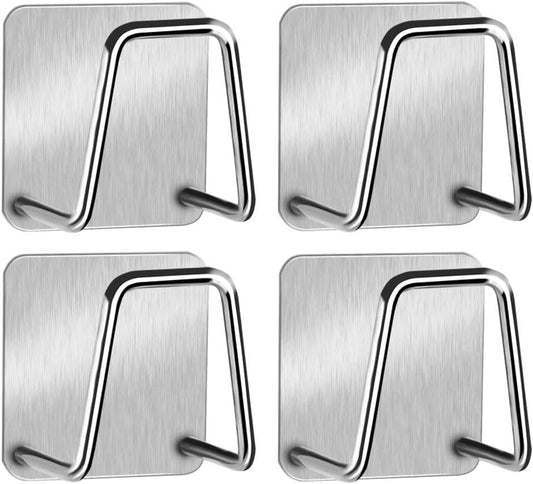 Sponge Holders for Kitchen Sink Adhesive Sponge Holder Sink Caddy Stainless Steel Rust Proof Waterproof, V1258-DP02-D-636