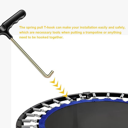 Trampoline Spring Pull Tool Kit Trampoline T-Hook Puller Spring Pull T-Shape Hook Trampoline Accessories V1258-DP02-D-638
