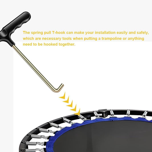 Trampoline Spring Pull Tool Kit Trampoline T-Hook Puller Spring Pull T-Shape Hook Trampoline Accessories V1258-DP02-D-638