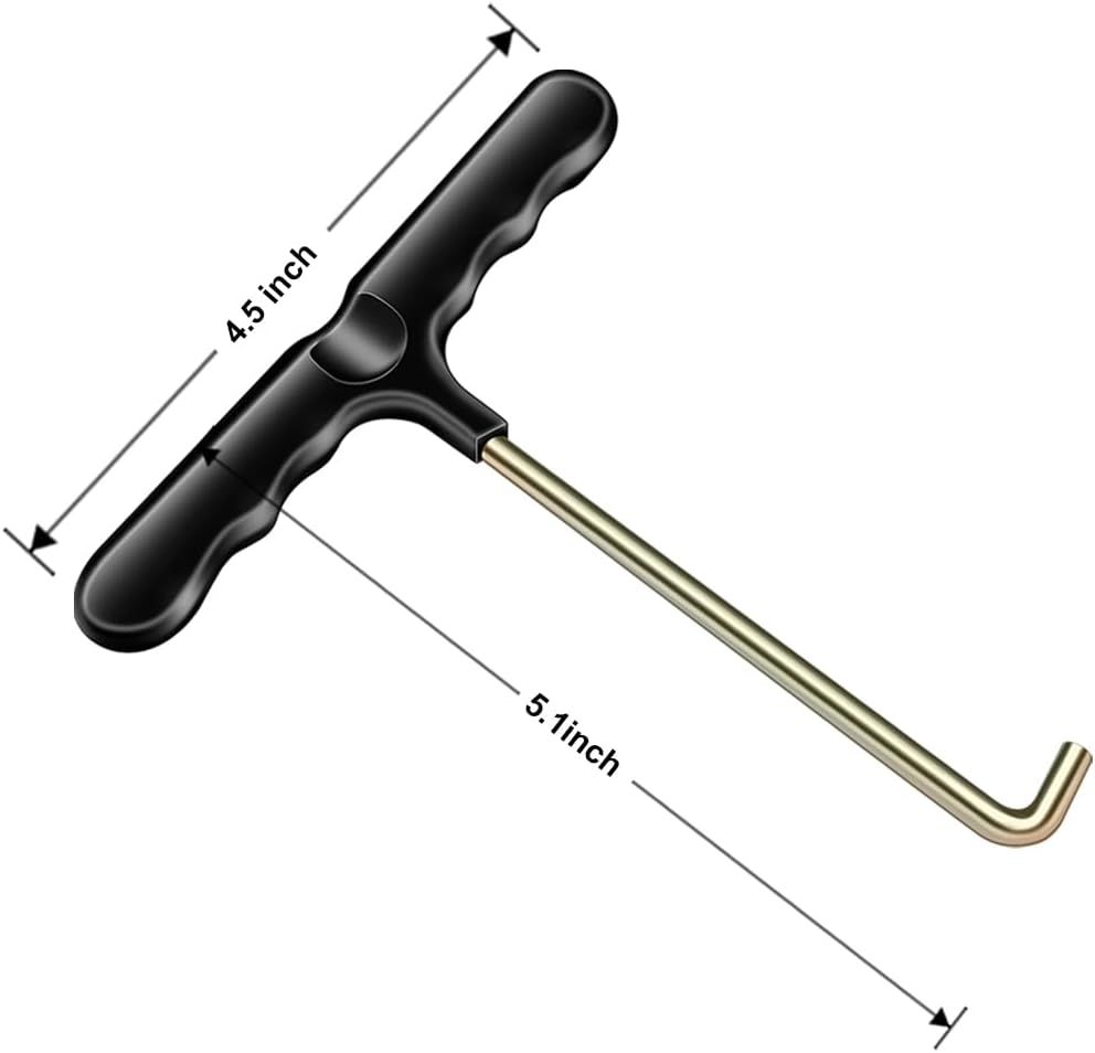 Trampoline Spring Pull Tool Kit Trampoline T-Hook Puller Spring Pull T-Shape Hook Trampoline Accessories V1258-DP02-D-638