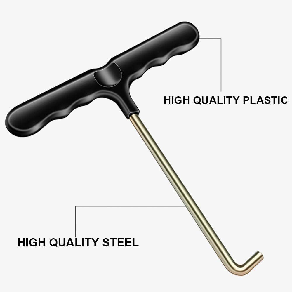 Trampoline Spring Pull Tool Kit Trampoline T-Hook Puller Spring Pull T-Shape Hook Trampoline Accessories V1258-DP02-D-638