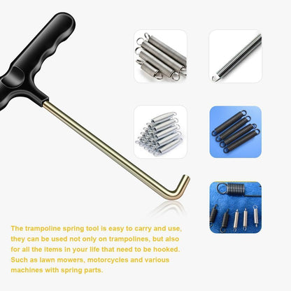 Trampoline Spring Pull Tool Kit Trampoline T-Hook Puller Spring Pull T-Shape Hook Trampoline Accessories V1258-DP02-D-638