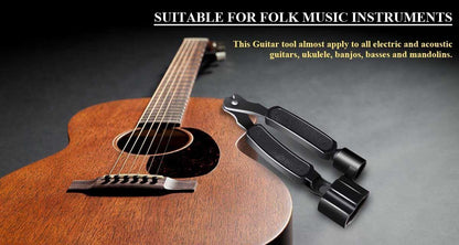 Guitar String Winder Cutter Pin Puller Multifunctional 3 In 1 Guitar Maintenance Tool String Peg Winder V1258-DP02-D-639