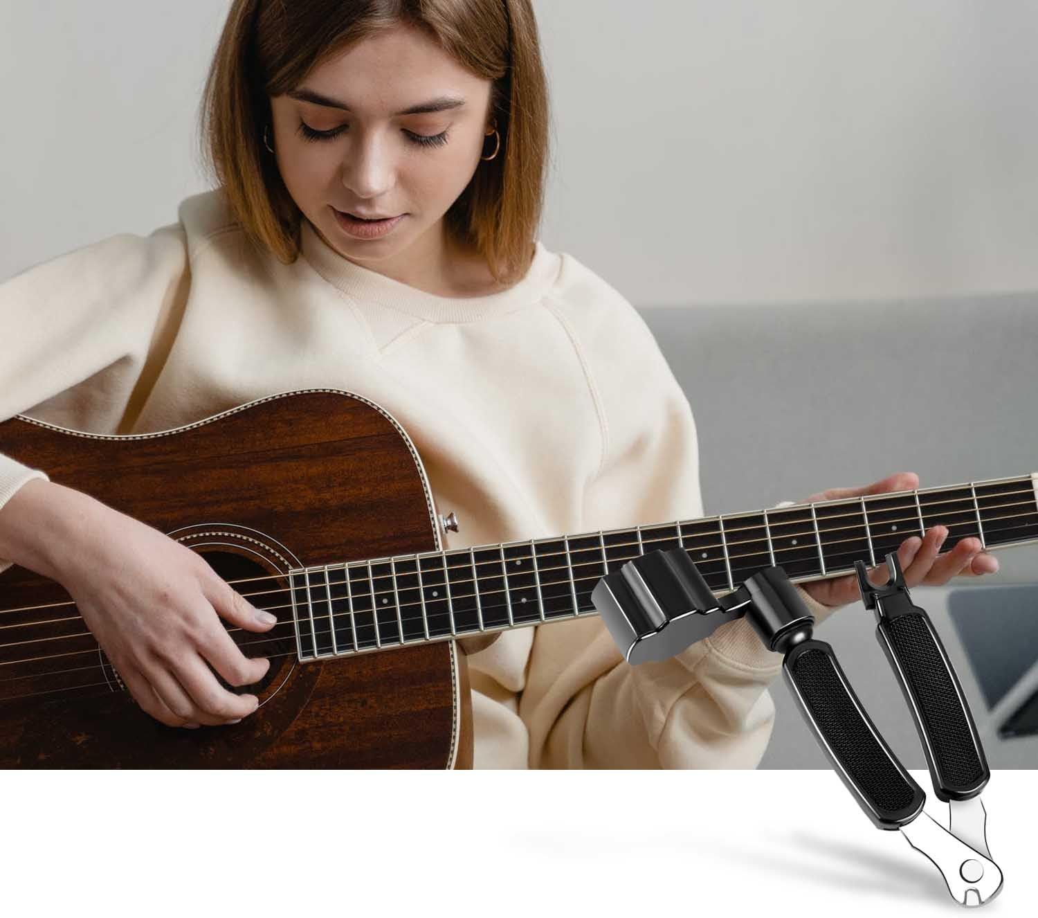 Guitar String Winder Cutter Pin Puller Multifunctional 3 In 1 Guitar Maintenance Tool String Peg Winder V1258-DP02-D-639