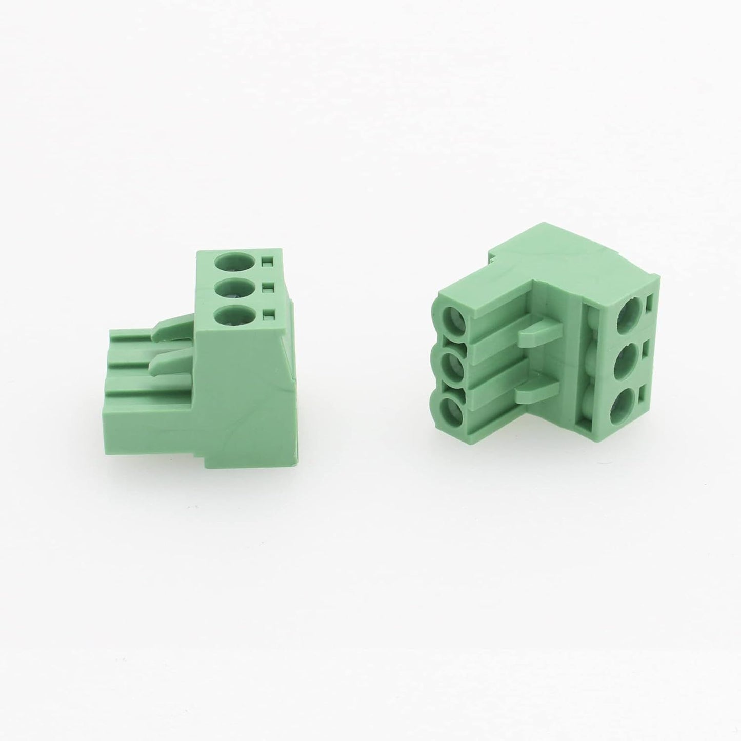 10 Pcs Green 5.08mm Pitch 3P Pluggable Teminal Blocks Connector Socket Adapters V1258-DP02-D-642
