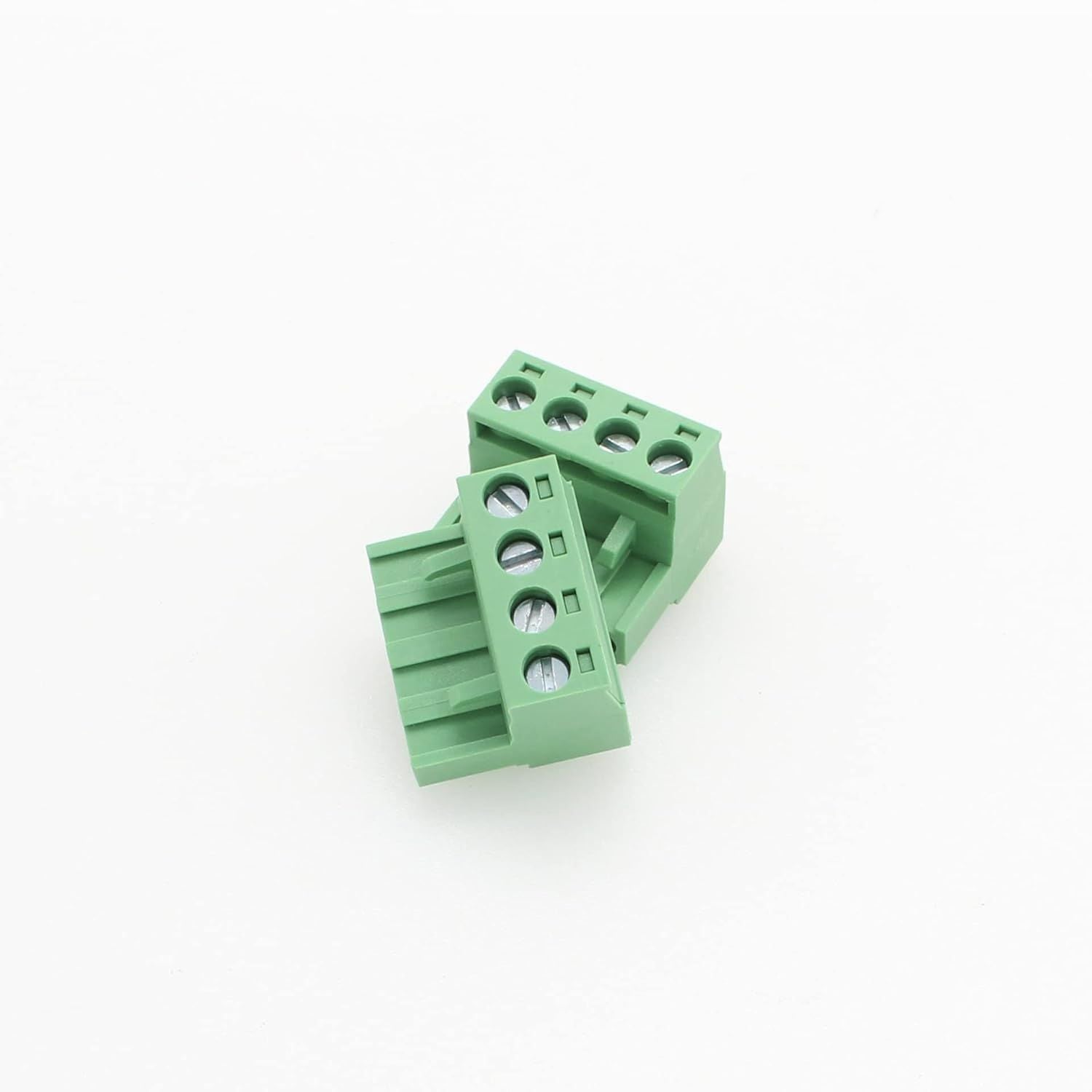 10 Pcs Green 5.08mm Pitch 3P Pluggable Teminal Blocks Connector Socket Adapters V1258-DP02-D-642