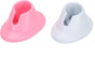 2pcs Pink & White Soft Rubber Nail Polish Bottle Holder - Anti-Spill Nail Art Organizer & Display - Salon V1258-DP02-D-653