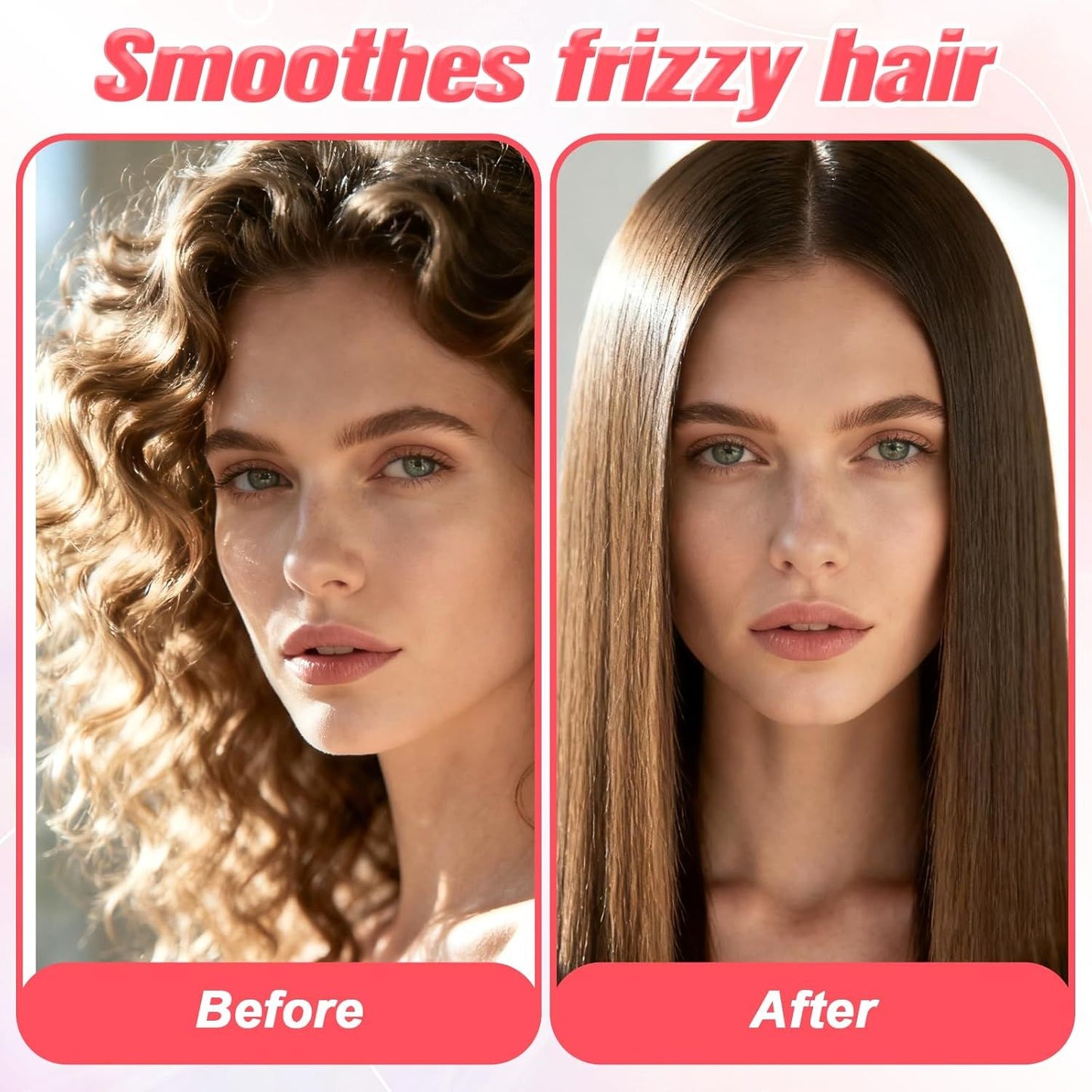 2 Pcs 3 Row Styling Comb, Curling Hair Styling Brush Rat Tail Comb Used for Combing, Separating and Shaping V1258-DP02-D-658