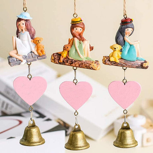 10 PCS Small Jingle Bells Bronze Vintage Mini (1.7"X 1.5") for Dog Potty Training,Dog Door Bell,Wedding, Dog V1258-DP02-D-672
