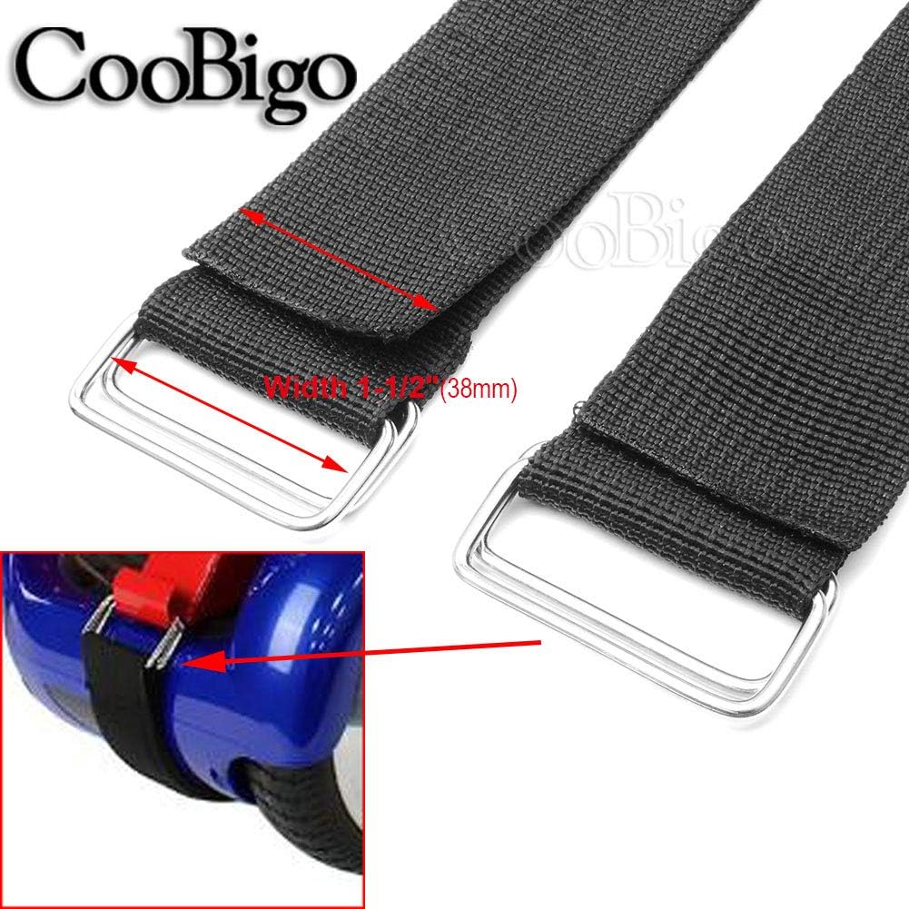 2 Pack Hoverboard Seat Attachment Straps, HoverKart Replacement Straps Adjustable with Tri-Glide Buckle V1258-DP02-D-72