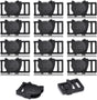 25Pack 3/8" Cat Collar Breakaway Clasps Accessories Plastic Adjustable Buckle Small Pet Supplies for Kitten V1258-DP02-D-73
