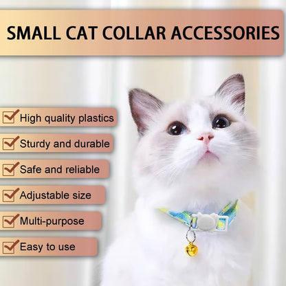 CooBigo 25Pack 3/8" Cat Collar Breakaway Clasps Accessories Plastic Adjustable Buckle Small Pet Supplies for V1258-DP02-D-76