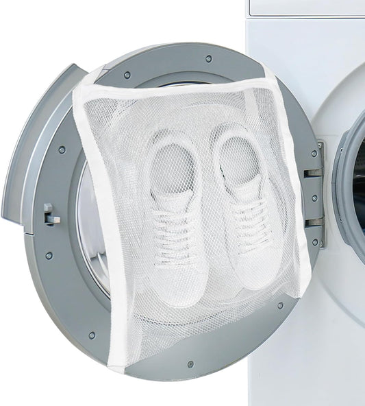 Sneaker Dryer Bag,Shoe Wash & Dry Net Bag for Dryer 15.7*15 Inch Shoe Washing Machine Bag Adjustable Magic V1258-DP02-E-103