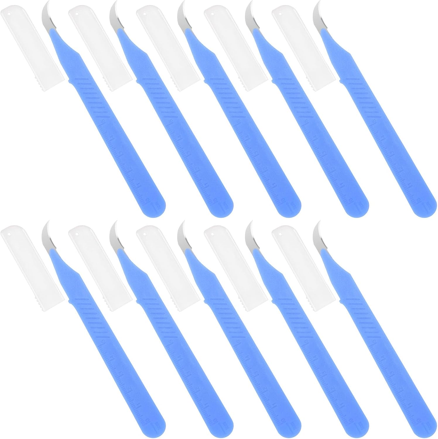 10 Pcs Seam Ripper for Sewing,Stitch Remover Razor with Protective Case and Anti-Slip Handle Light Thread V1258-DP02-E-108