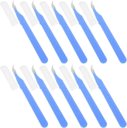 10 Pcs Seam Ripper for Sewing,Stitch Remover Razor with Protective Case and Anti-Slip Handle Light Thread V1258-DP02-E-108
