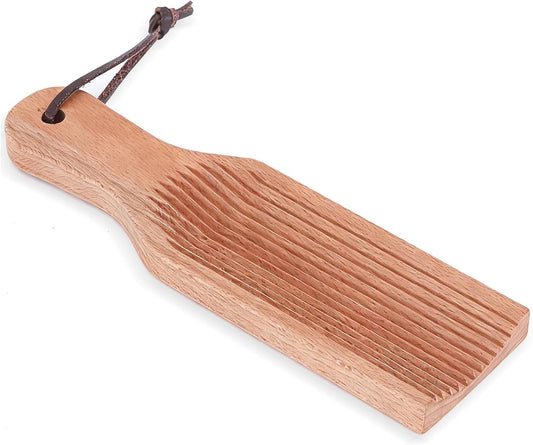 Gnocchi Board, Wood Pasta Board Paddle Homemade Gnocchi Maker, Easy to Use and Clean Pasta Making Tools for V1258-DP02-E-131
