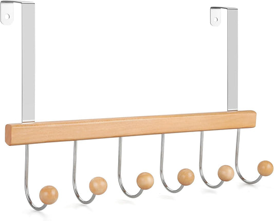 TOPIA HANGER Over The Door Hooks for Hanging, Towel Hooks Towel Racks for Bathroom, Coat Hooks Coat Rack Over V1258-DP02-E-140
