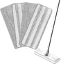 4 Pack Mop Replacement Pads Compatible with Joymoop Flat Mop or Mop Bucket Set - Microfiber Flat Mop Pads for V1258-DP02-E-149