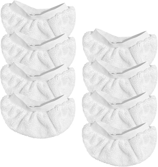 8 Pack Steam Cleaner Accessories for Most Handheld Steam Cleaner - Microfiber Cloths Cover Compatible with V1258-DP02-E-154