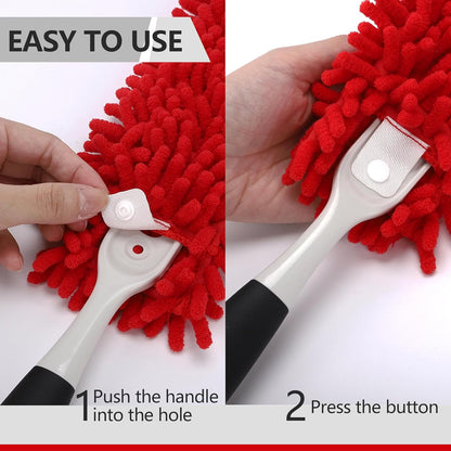 Reusable Microfiber Duster Refills Compatible with OXO & for MR.SIGA Duster - Washable Dusters Refill for OXO V1258-DP02-E-160