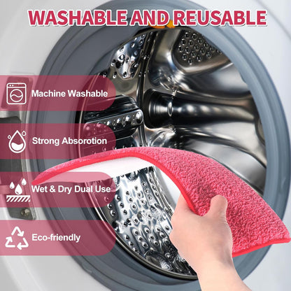 Mop Replacement Pads Compatible with OXO Good Grips Spray Mop - Reusable Microfiber Pad Refill for Floor V1258-DP02-E-161