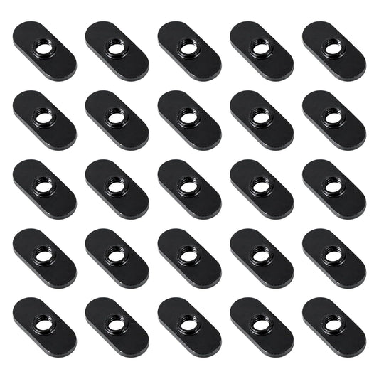 Xadnitu 1/4"-20 Threaded Centered Slide in Economy T Nuts, T Nut Accessory Hardwares for 10 Series Aluminum V1258-DP02-E-170