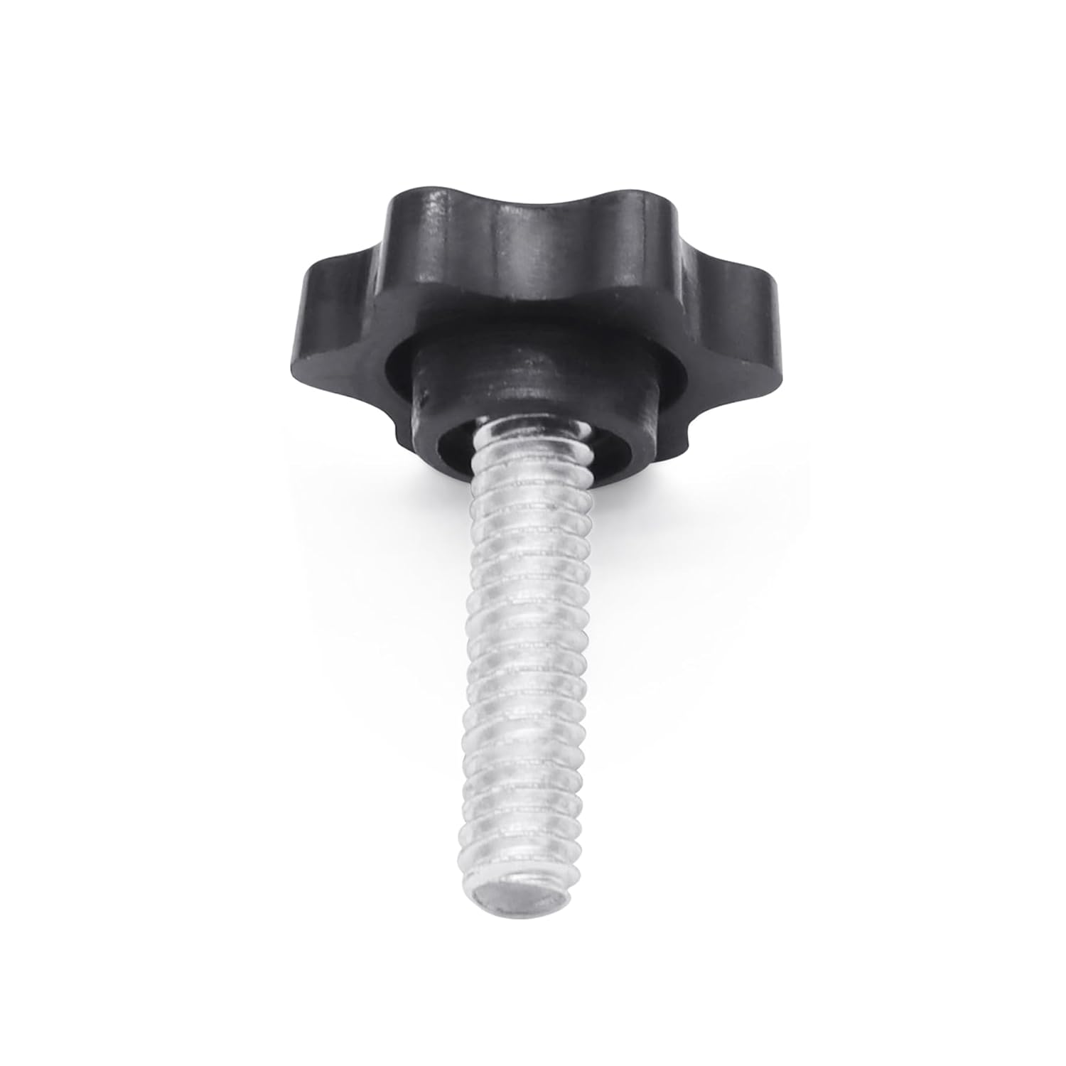 Xadnitu 10 Pieces 1/4''-20-1'' Thread Knob Plastic Star Shaped Nut Clamping Male Handle Tightening Screw V1258-DP02-E-173