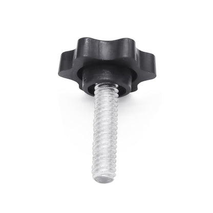 Xadnitu 10 Pieces 1/4''-20-1'' Thread Knob Plastic Star Shaped Nut Clamping Male Handle Tightening Screw V1258-DP02-E-173