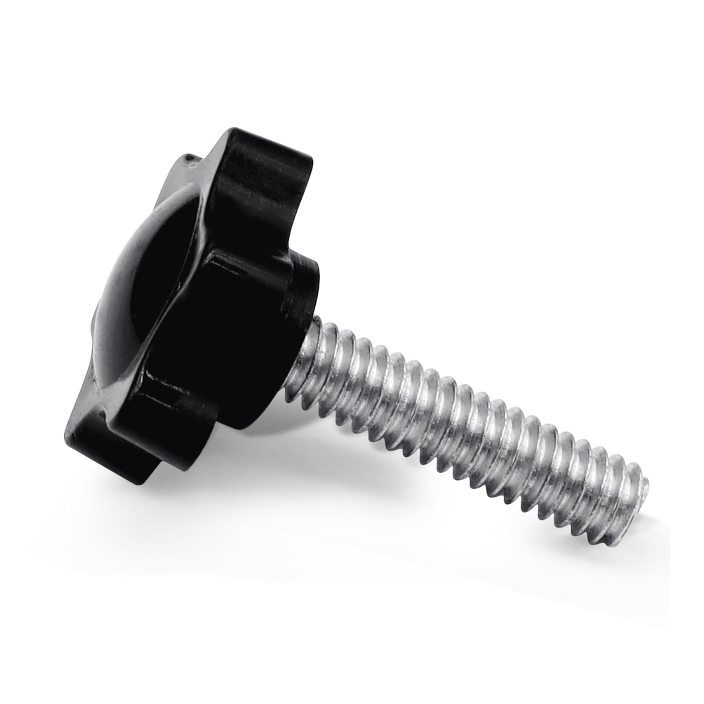 Xadnitu 10 Pieces 1/4''-20-1'' Thread Knob Plastic Star Shaped Nut Clamping Male Handle Tightening Screw V1258-DP02-E-173