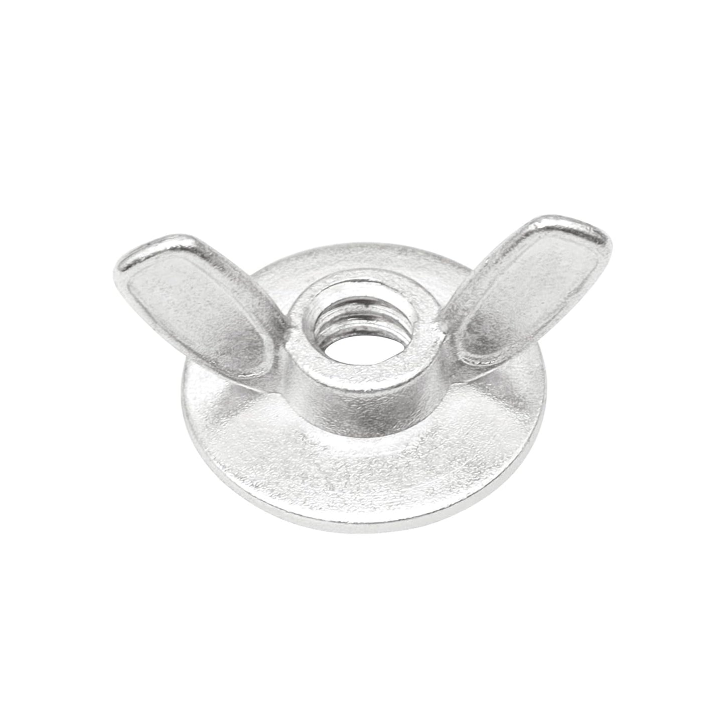 Xadnitu 50 Pieces 1/4''-20 Washered Wing Nut, Zinc Plated Hurricane Hardware Butterfly Nuts with Washer for V1258-DP02-E-175