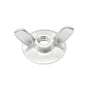 Xadnitu 50 Pieces 1/4''-20 Washered Wing Nut, Zinc Plated Hurricane Hardware Butterfly Nuts with Washer for V1258-DP02-E-175