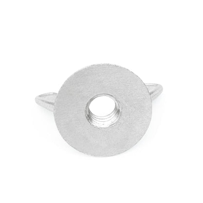 Xadnitu 50 Pieces 1/4''-20 Washered Wing Nut, Zinc Plated Hurricane Hardware Butterfly Nuts with Washer for V1258-DP02-E-175