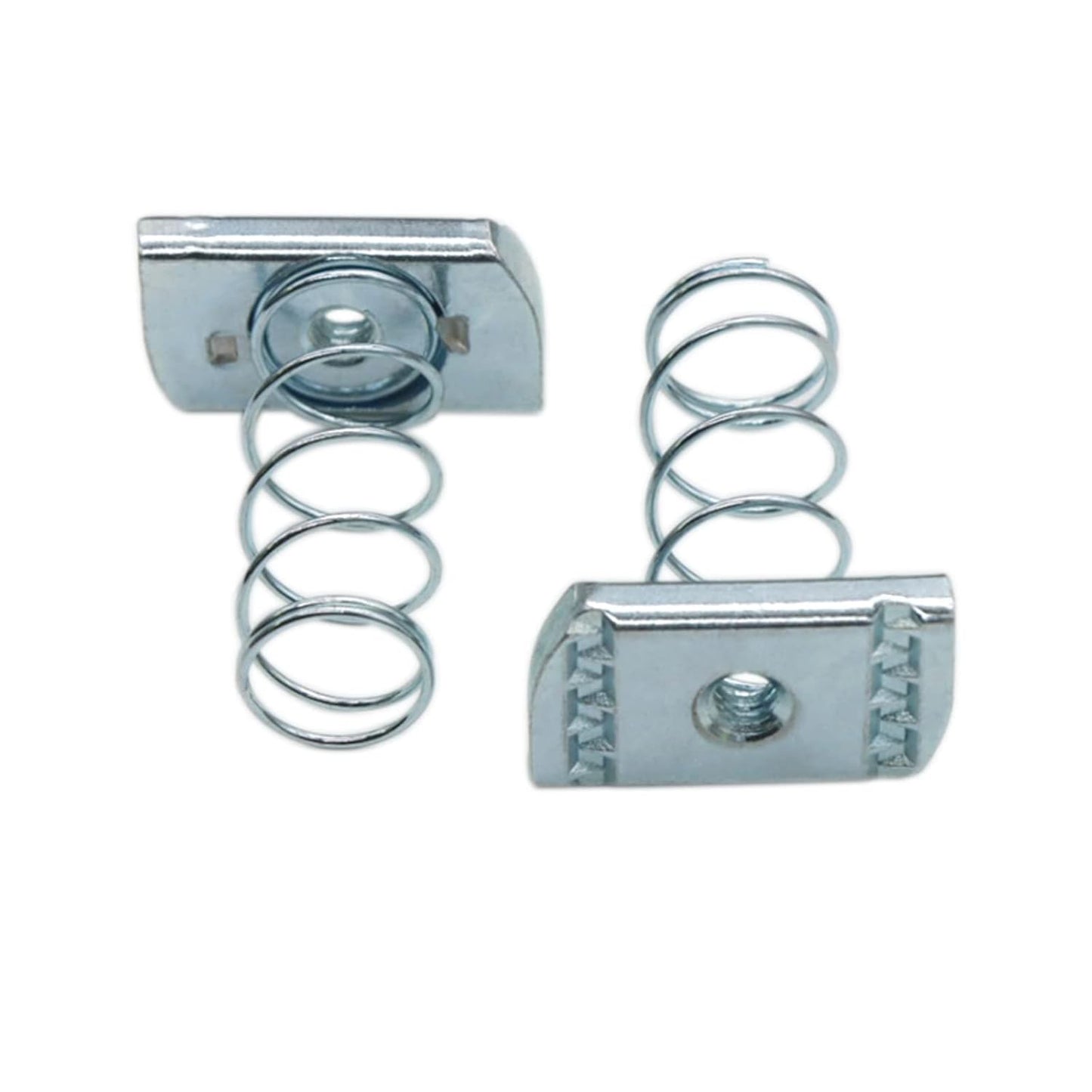 Strut Channel Nuts, 1/4"-20 Spring Channel Nut with Zinc Electroplate Finish, Long Spring Nuts Great for Use V1258-DP02-E-177