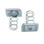 Strut Channel Nuts, 1/4"-20 Spring Channel Nut with Zinc Electroplate Finish, Long Spring Nuts Great for Use V1258-DP02-E-177
