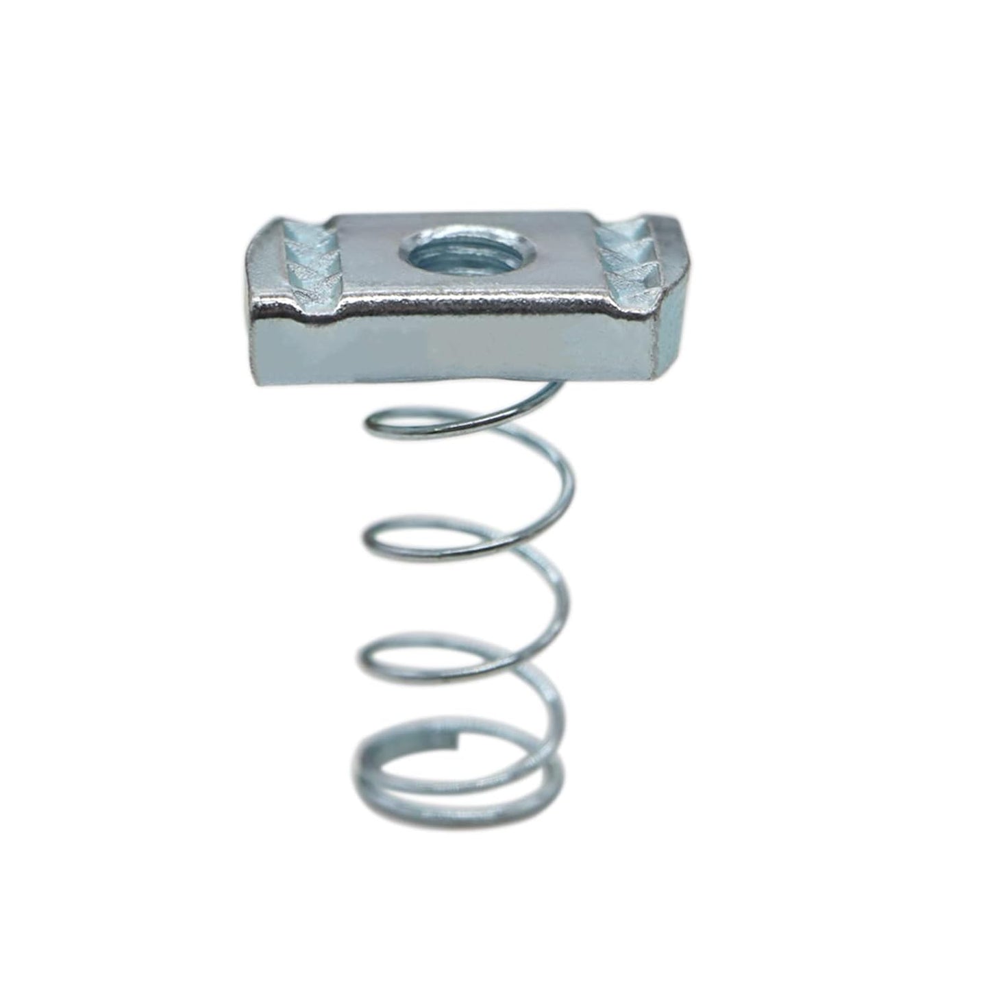 Strut Channel Nuts, 1/4"-20 Spring Channel Nut with Zinc Electroplate Finish, Long Spring Nuts Great for Use V1258-DP02-E-177