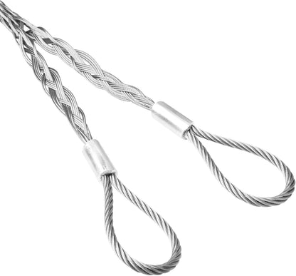 Xadnitu Cable Pulling Grip for 37-50mm OD Electrical Wires, Stainless Steel Cable Puller Sock Mesh Lassos V1258-DP02-E-182