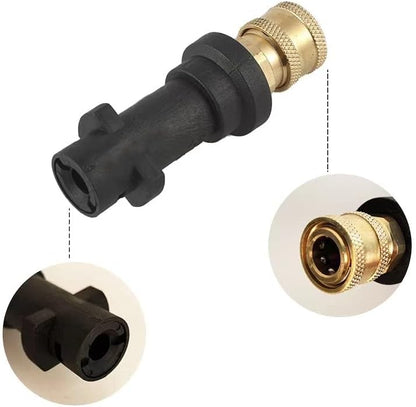High Pressure Washer Gun Adapter 1/4" Spray Nozzle Tips Sets Brass Female Quick Connector for Karcher k2 k3 V1258-DP02-E-192