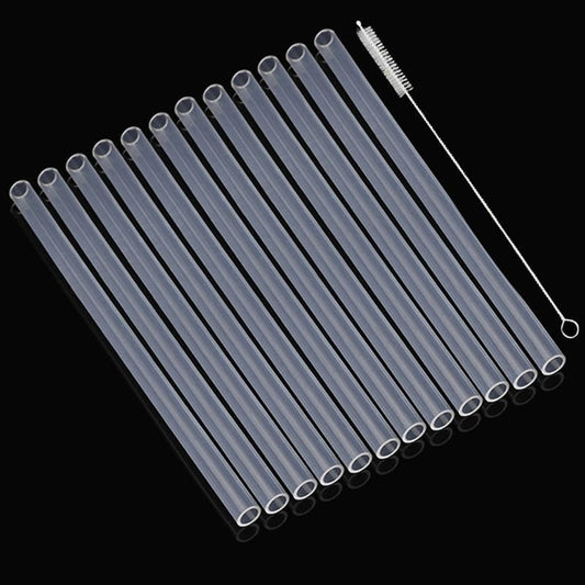 Silicone Replacement Straws for 20 30 40oz Cup, Reable Straws with Cleaning Brh Compatible with 30 40 oz V1258-DP02-E-225
