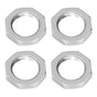4 pcs 1/2" NPT Cast Pipe Fitting Hex Locknut Stainless Steel home brew Fittings V1258-DP02-E-227