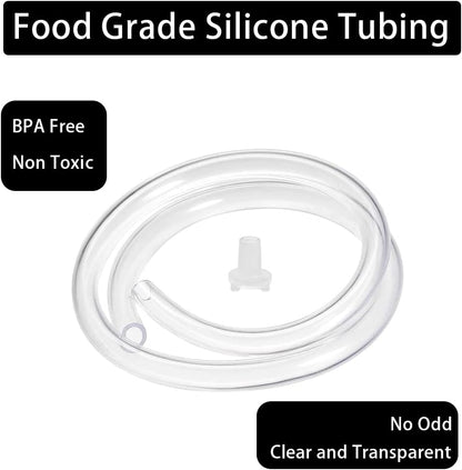 Replacement Silicone Tubing for Water Bottle Pump, High Temp Pure Silicone Hose Tube High Compatibility for V1258-DP02-E-230