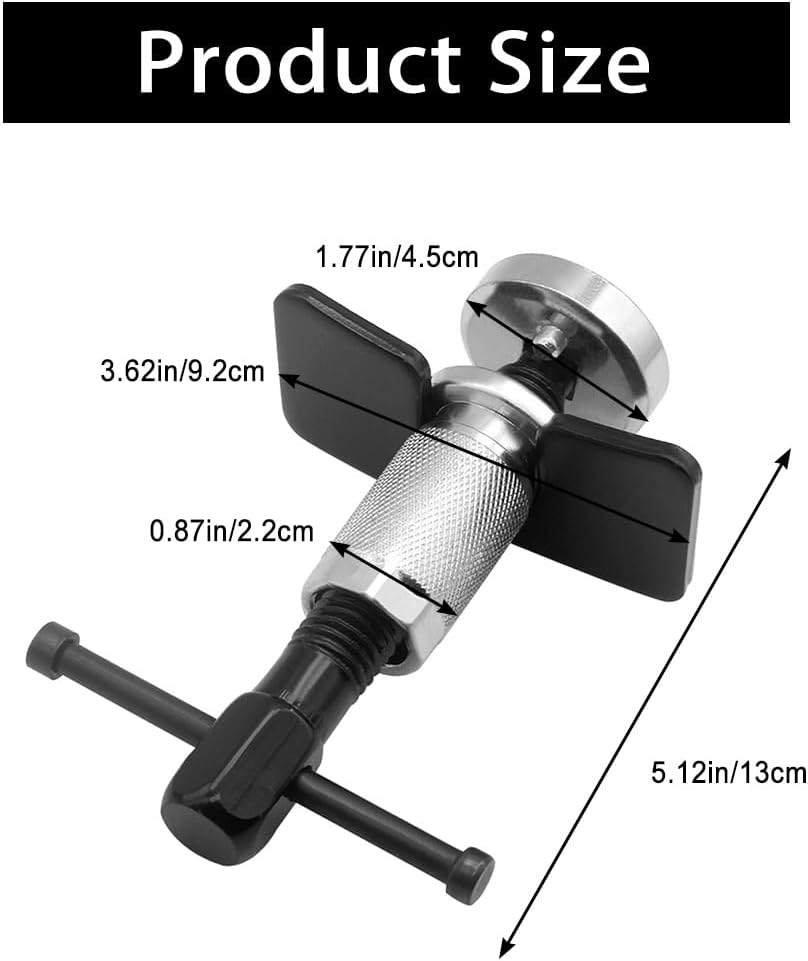 Brake Caliper Piston Rewind Tool Compression Dual Pin Brake Right Handed Thread Set for Car Disk Brake Pad V1258-DP02-E-231