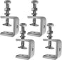 4pcs Heavy Duty Stainless Steel C-Clamp, 30MM Wide Jaw Openings, 0-25MM Clamping Range, M8 Threaded Hole, V1258-DP02-E-232
