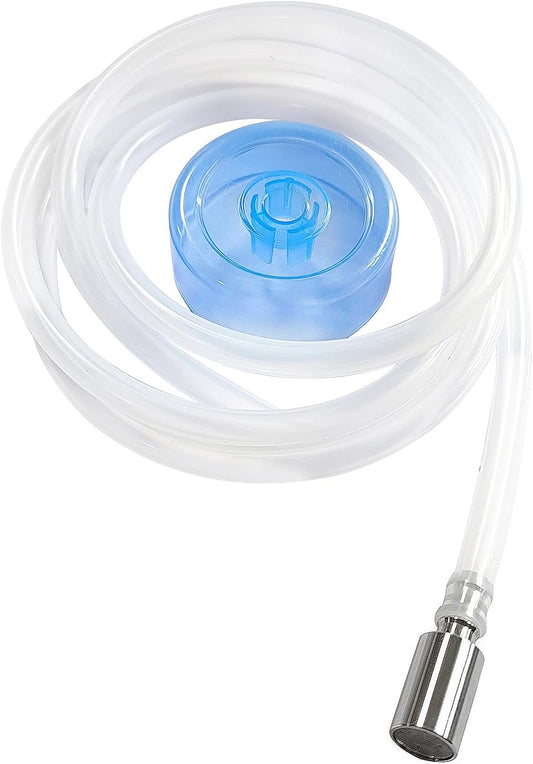 Food Grade Silicone Water Pump Hose and Weight Block Set, 3.3FT Silicone Tubing for 5 Gallon Water Bottle V1258-DP02-E-235