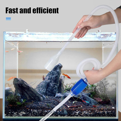 Aquarium Vacuum Siphon, Fish Tank Water Changer, Gravel Cleaner, Hand Pump V1258-DP02-E-249
