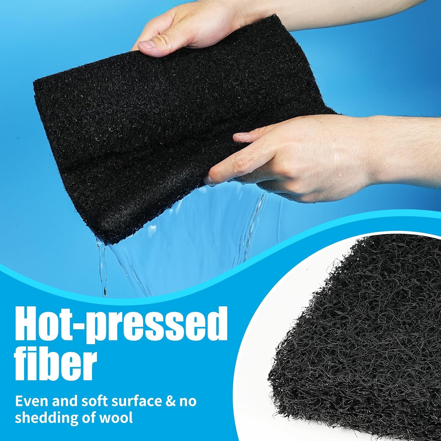 Aquarium Activated Carbon Filter Media Pad for Fish Tank Pond Canister Filter (10.5" x 18") V1258-DP02-E-253